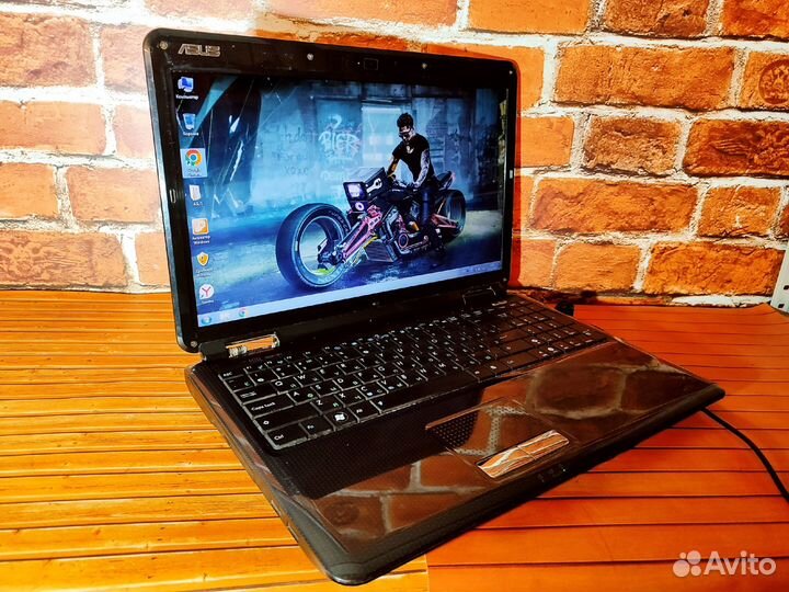 Asus K50AF-Athlon X2 \ 2 Озу \ 512 Видео \ 250 HDD