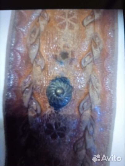 Ремень натуральная кожа этнический