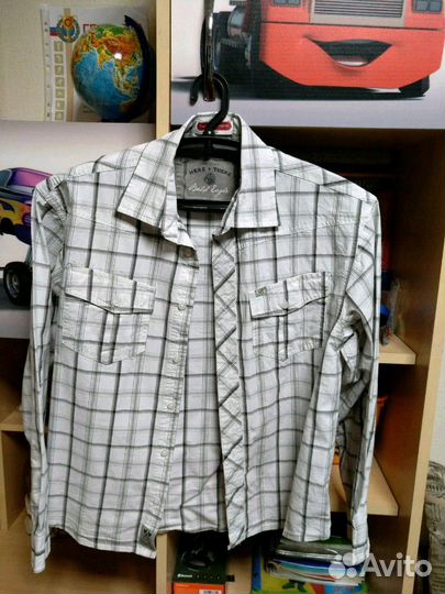 Фирменные школьные рубашки 146-152см