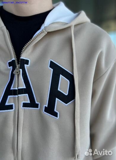 Зип-худи GAP бежевый (Арт.11803)