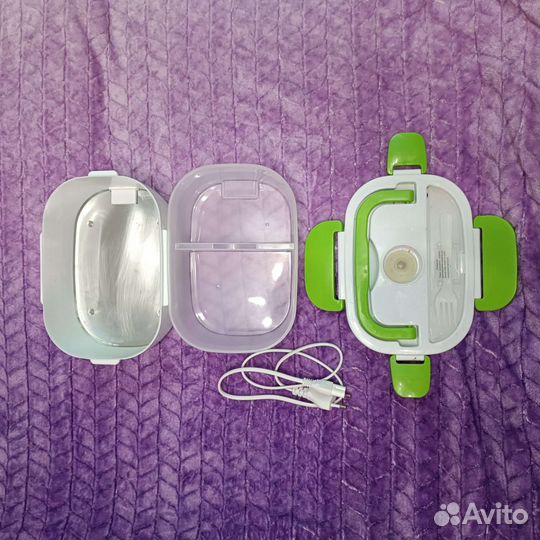 Контейнер для еды с подогревом