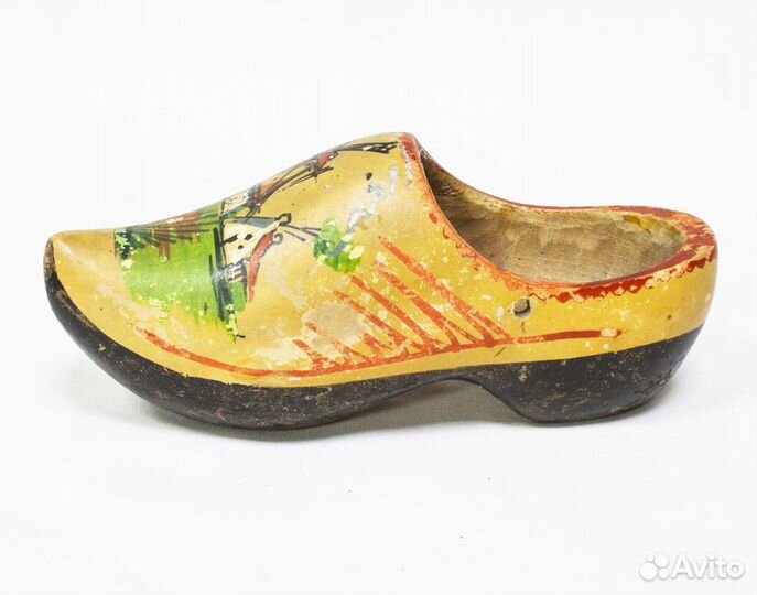 Сувенир Башмак Голландия, дерево, длина 16,3 см