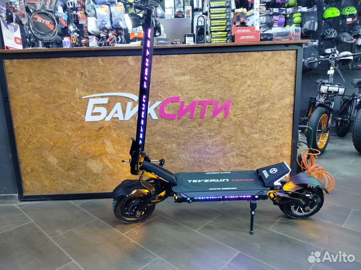 Электросамокат White Siberia Teverun Fighter