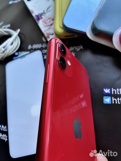 iPhone 11/128Gb Red Идеальный