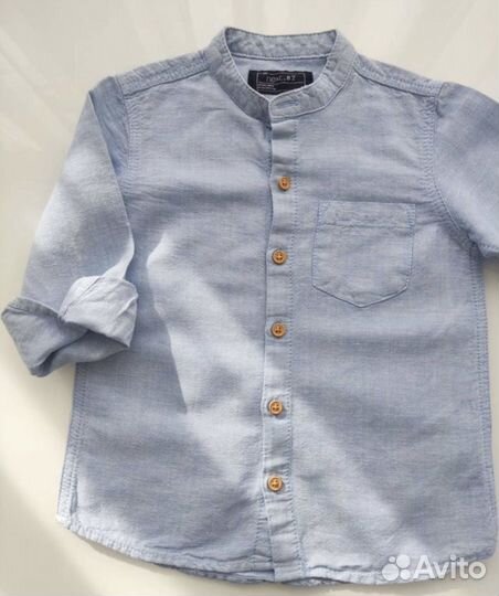 Рубашка лён 98