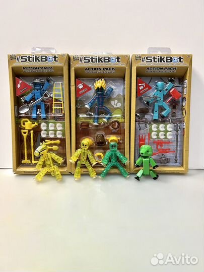 Фигурки Stikbot Стикботы