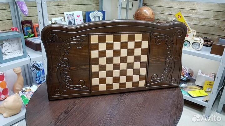 Нарды резные 