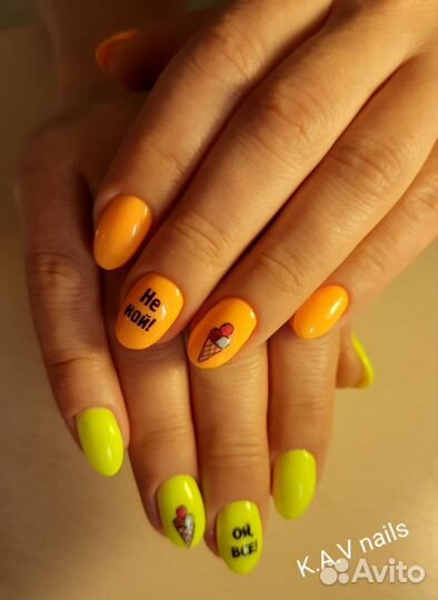 Маникюр/коррекция окрашивание бровей