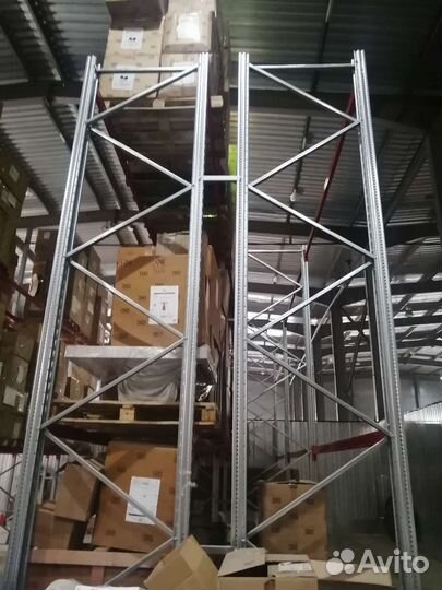 Стелажи палетные складские фронтальные бу