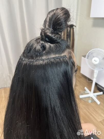 Голливудское наращивание волос (трессовое)