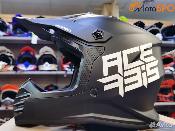 Шлем детский кроссовый Acerbis profile junior Blac