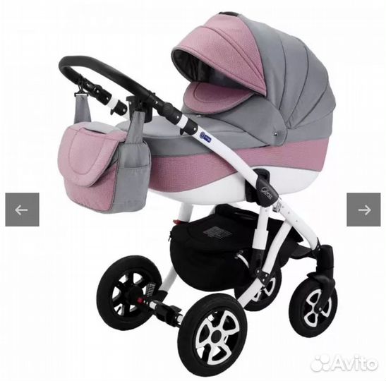 Коляска 3 в 1 Gloria Adamex