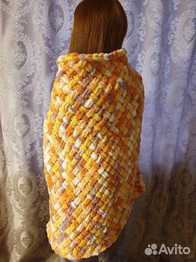 Плед детский плюшевый