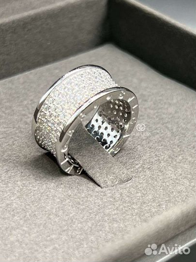 Серебряное Кольцо Bvlgari