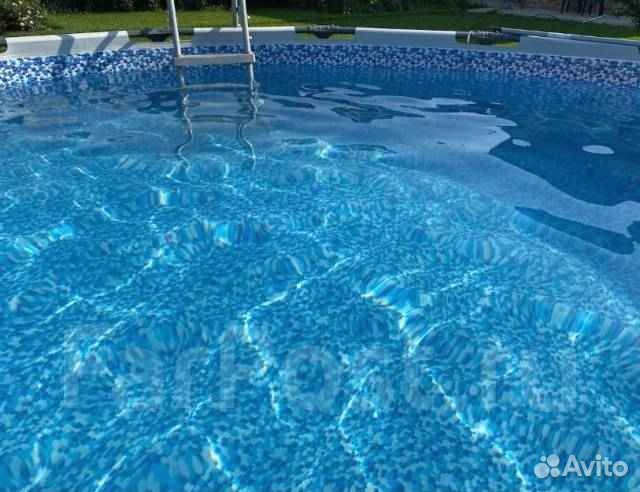 Бассейн Bestway 366х122 см с тентом и лестницей