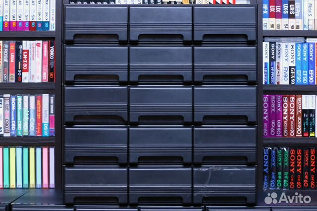 Бокс (ящик) Hama на 45 аудиокассет (аудио кассет) купить в Москве ...