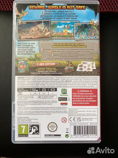 New Joe & Mac Nintendo Switch