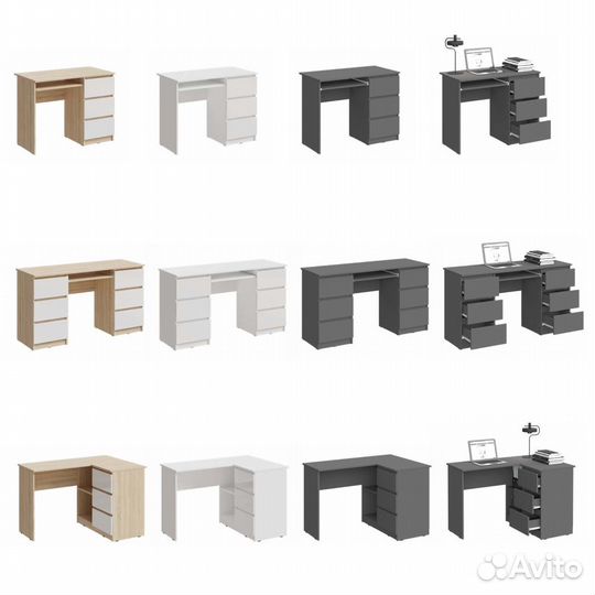 Компьютерные и письменные столы, для школьников