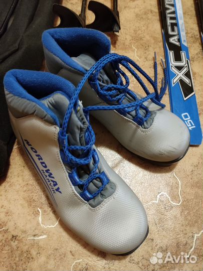 Лыжные ботинки детские 35 р