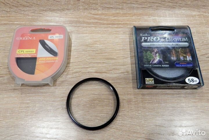 Комплект светофильтров на 58 мм