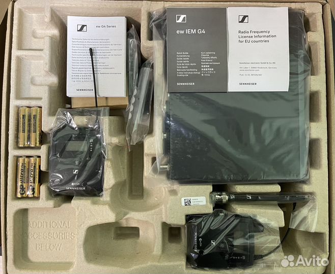 Радиосистема Sennheiser EW IEM G4-twin — G Band