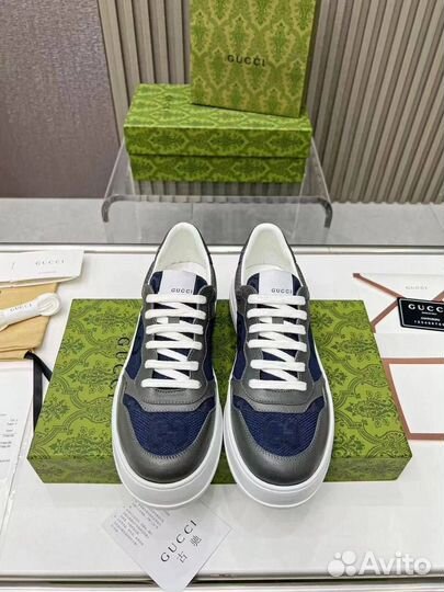 Кеды мужские кожаные Gucci 39-45