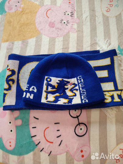 Шарф+шапка челси