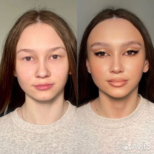 Модель на макияж