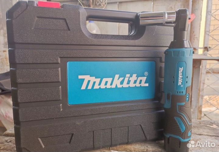 Гайковерт угловой трещетка аккумуляторная Makita