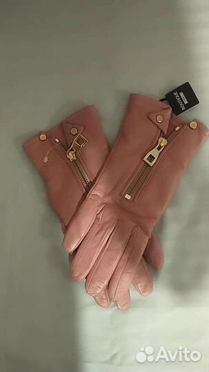 Перчатки женские кожаные новые