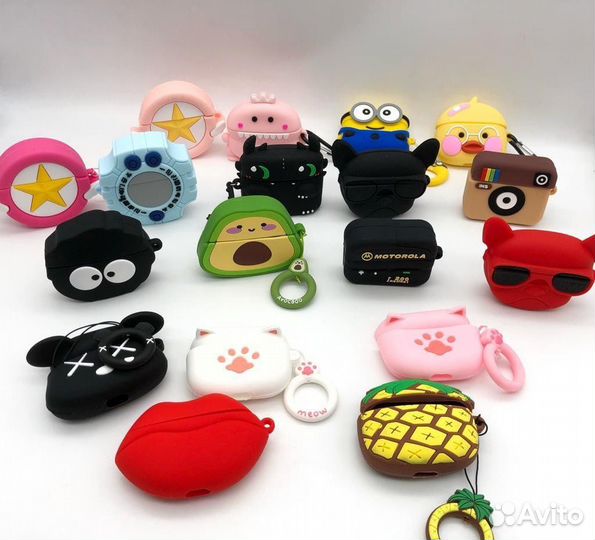 Силиконовые чехлы на AirPods Pro оригинальные