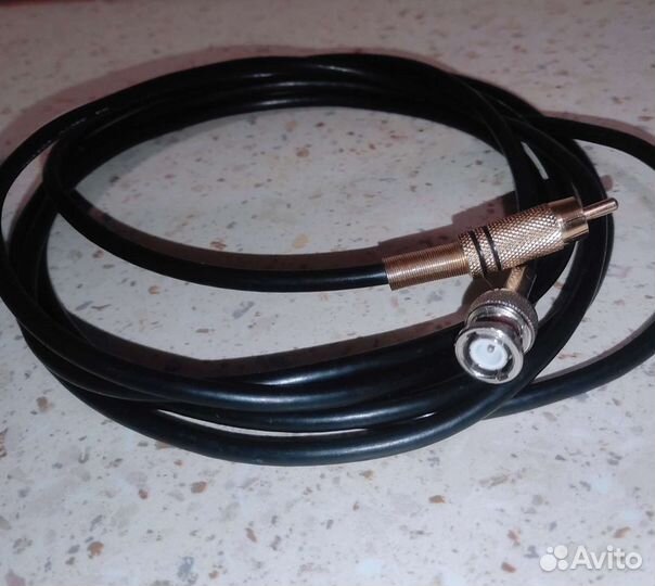 Кабель RG 58 С/U с разъемами BNC RCA 3 m
