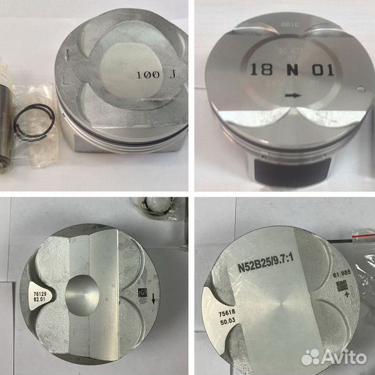Поршень с кольцами и пальцем epns1903 STD Isuzu 4