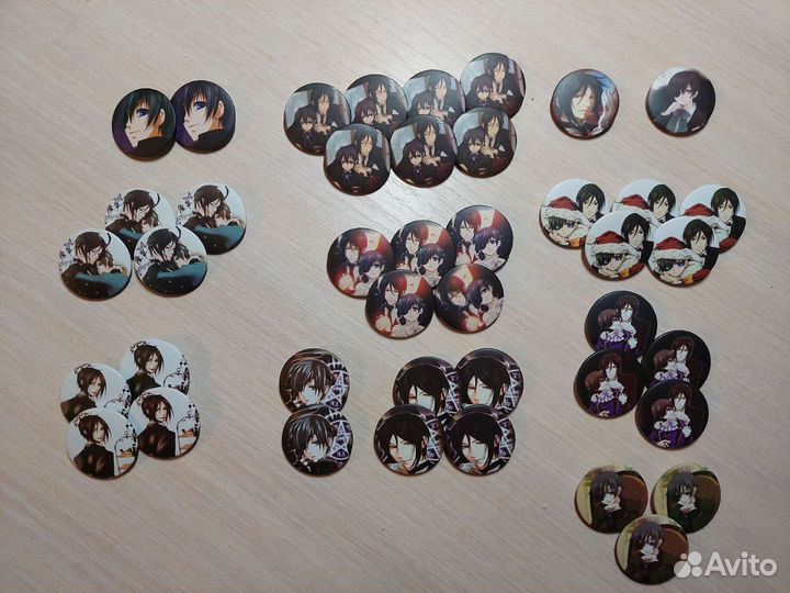 Темный дворецкий Black Butler значки