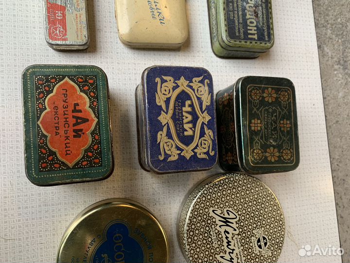 Жестяные коробки СССР