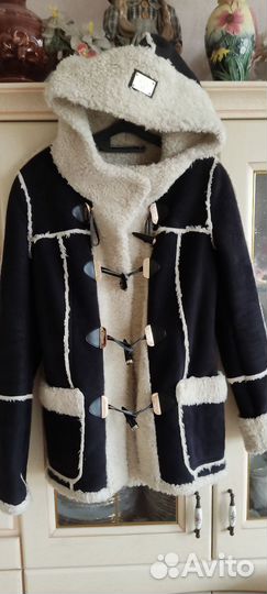 Отдам. Дубленка подростковая xs 146 152