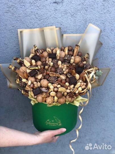 Съедобные букеты из сухофруктов/орехов