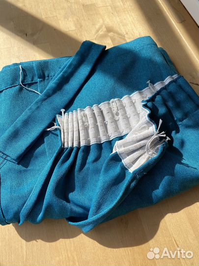 Штора на ленте с подхватом