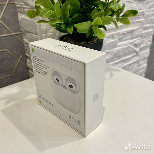 Беспроводные наушники airpods 3 premium