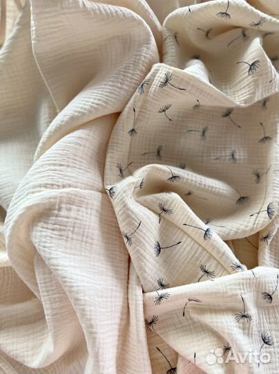 Муслиновые пеленки, бантики, платочки