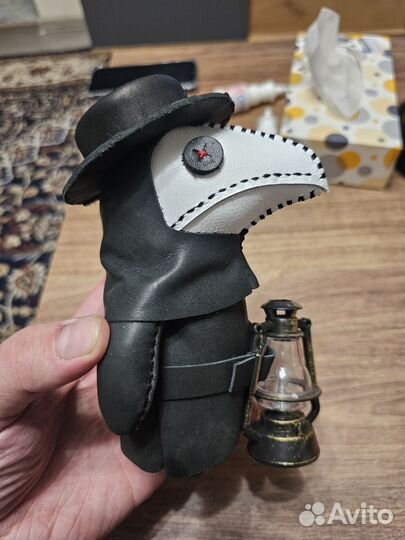 Чумной доктор Ручная работа Натуральная кожа