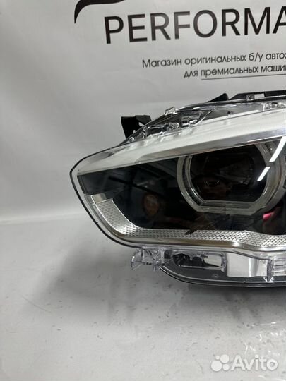 Фара левая рестайлинг LED Хром BMW F20 Ф20