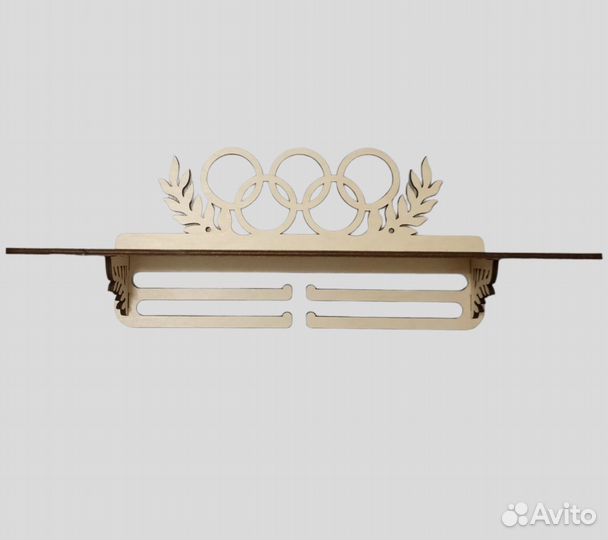 Медальница с полкой, держатель для медалей