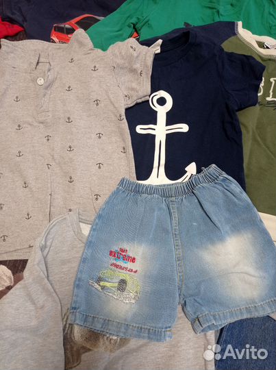 Вещи и обувь пакетом на мальчика 98 104