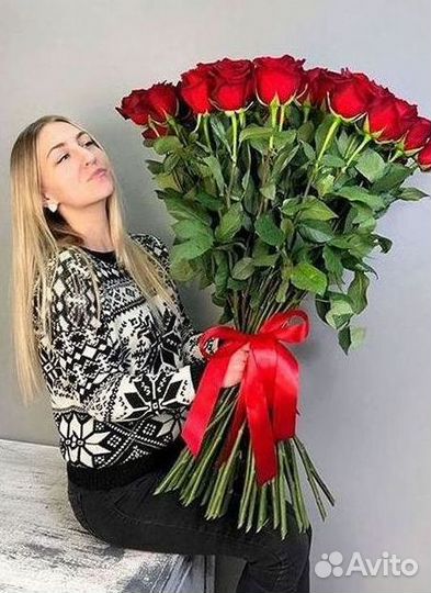 Высокие розы 150 160 170 180 190см доставка Москва