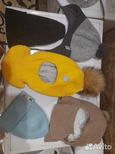 Шапки детские от года до 3х