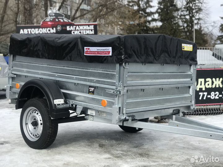 Прицеп Крепыш Профи низкий тент