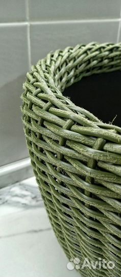 Кашпо из ротанга