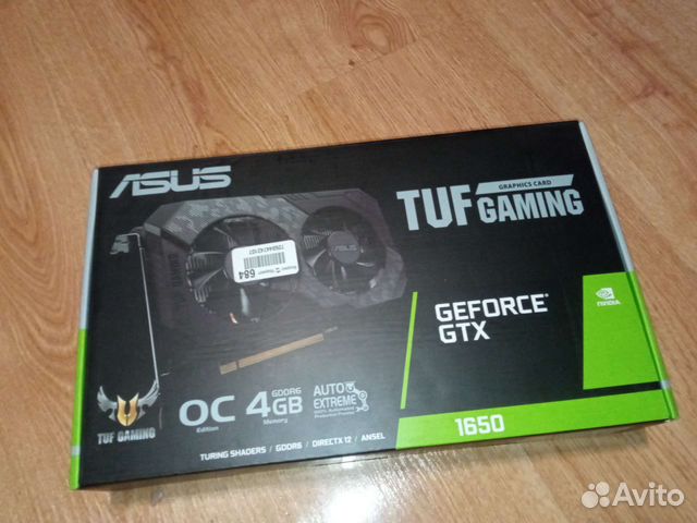 Видеокарта asus geforce gtx 1650