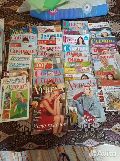 Журналы по вязанию, кулинария